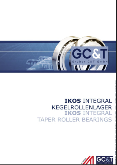 GCT IKOS Integral Kegelrollenlager Produktbroschüre